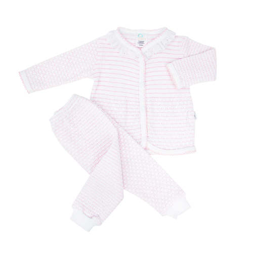 Paty Knit Long Sleeve Two-Piece Legging Set with Eyelet Trim - PatyInc