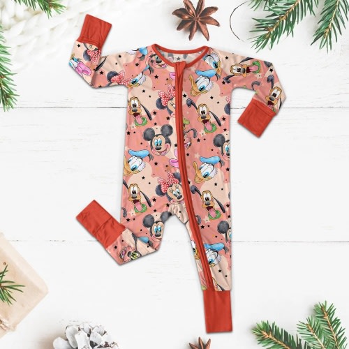 Mickey Mouse Baby Long-Sleeve Zippy – Serving Up Cute Style – Bambyboo.com