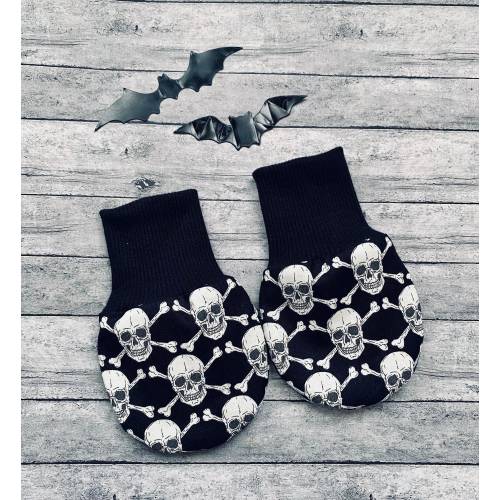 Skulls Of The Pirates Baby Mitts Gothic Sailor