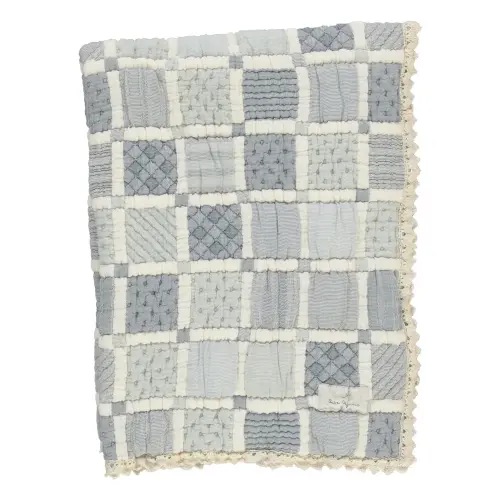 Organic Mai Coton Blanket - Blue