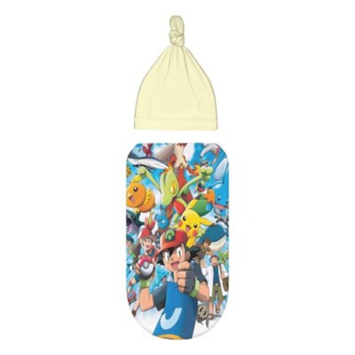 Pokemon newborn swaddle blanket is made of high-quality polyester, which is very soft and skin-friendly, with good warmth retention and elasticity, keeping the baby warm.