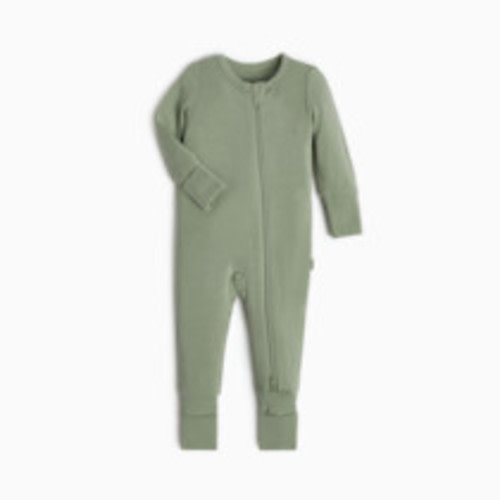 Tiny Kind Bamboo Viscose Convertible Footie - Green, 3-6 M