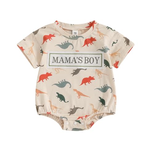 Newborn Baby Boy Girl Romper Funny Letter Embroidery Short Sleeve Round Neck Bodysuit Cute Infant Summer Clothes