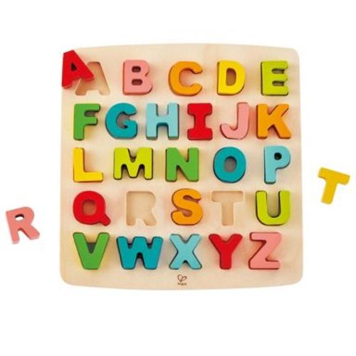 Hape Alphabet Wooden Learning Blocks, 27 Pieces