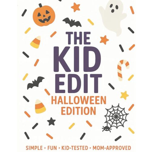 The Kid Edit: Halloween Edition: Halloween Crafts, Games, Coloring Pages, and Learning Worksheets for Kids Ages 3–7