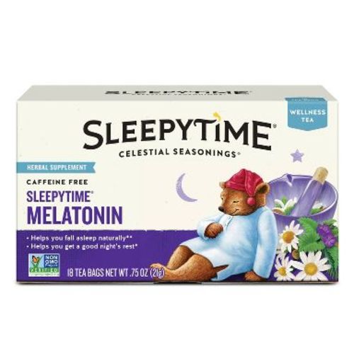 Celestial Seasonings Sleepytime Melatonin Wellness Tea Bags - Caffeine Free - 18ct