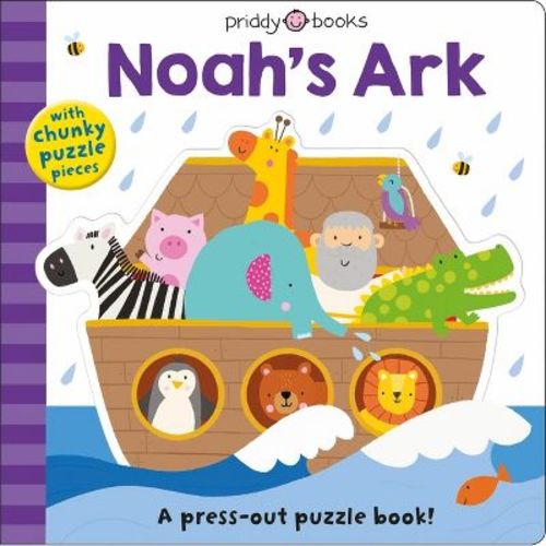Puzzle and Play: Noah's Ark - (Puzzle & Play) by Roger Priddy (Board Book)