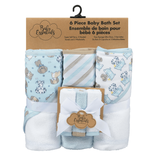 6 Piece Baby Bath Set