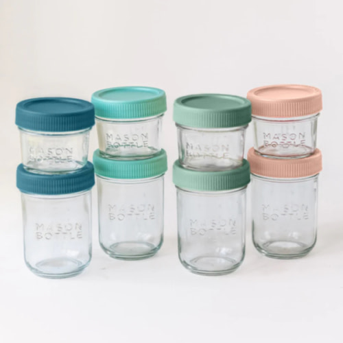 Breastmilk Storage Jar Set – Mason Bottle