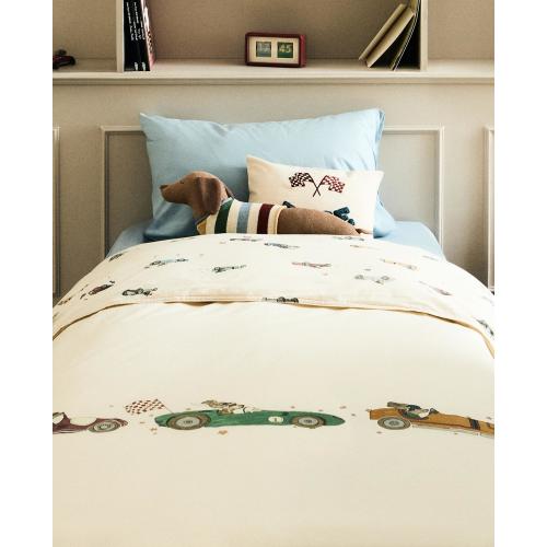 CHILDREN'S DUVET COVER WITH RACING DOG PRINT | Zara Home United States of America
