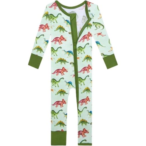 Posh Peanut Convertible Baby Sleepers - Footless Baby Pajamas with 2 Way Zipper for Easy Diaper Changes (Newborn/0-3 Months) Buddy