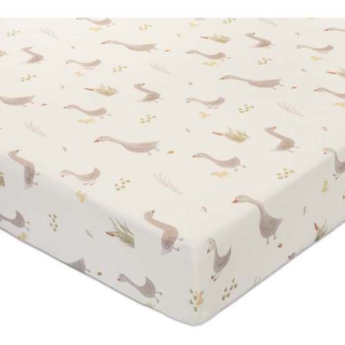 Crane Baby Standard Crib Sheet - Farmhouse Goose