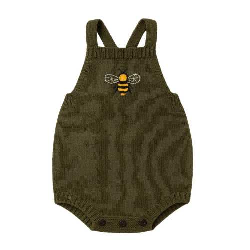 Handmade Organic Baby Alpaca Wool Bodysuit Made in Peru