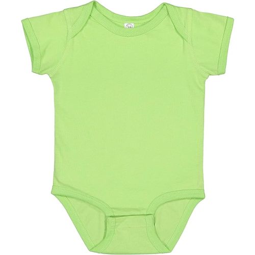RABBIT SKINS, Baby Soft Fine Jersey Short Sleeve Bodysuit