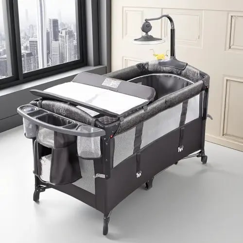 5 in 1 baby bassinet sleeper convertible crib - Temu