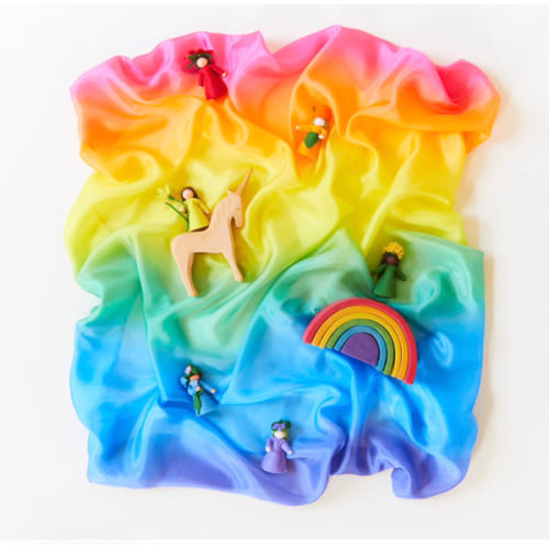 Rainbow Enchanted Playsilk | Shop Sarah's Silks