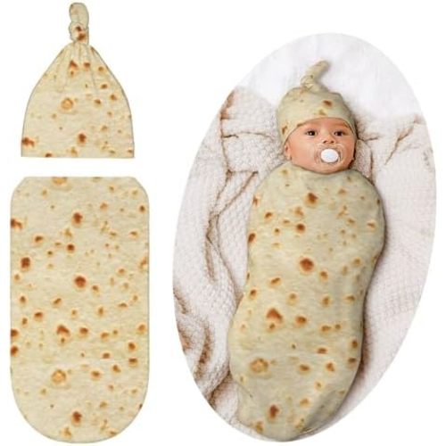 Burrito Newborn Swaddle Blanket for Baby Funny Tortilla Costume Clothes
