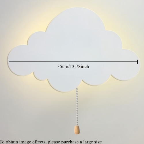 1Pack Cloud Light - Floating Cloud Wall Lamp For Nursery | Cute Floating Cloud Lamp For Kids Bedroom | Battery-Operated Hanging Cloud Night Lights For Bedroom | Cloud Lamp For Baby Nursery