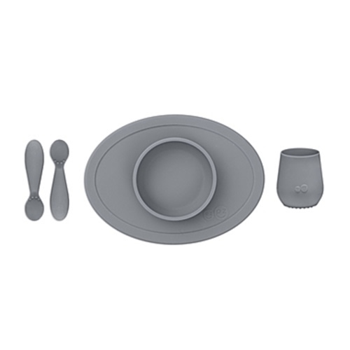 ezpz™ 4-Piece First Foods Set in Gray