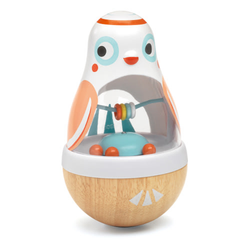 Wooden Owl Roly Poly