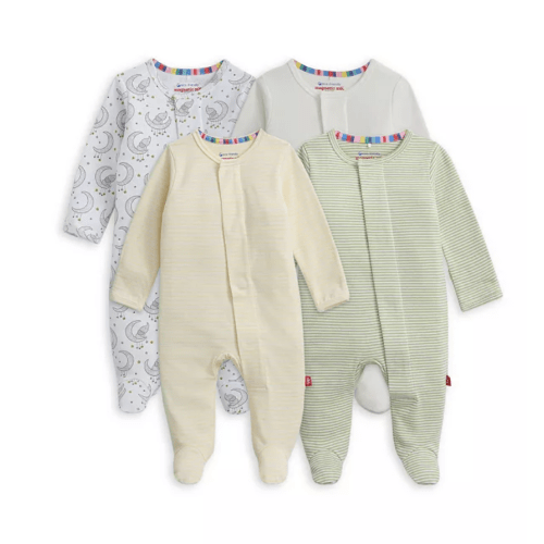 Unisex Footie Bundle, Pack of 4 - Baby
