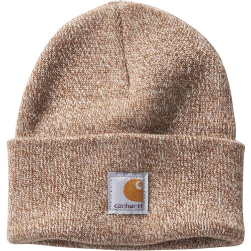 Carhartt Knit Beanie Cuff Hat, Copper/Natural, One Size
