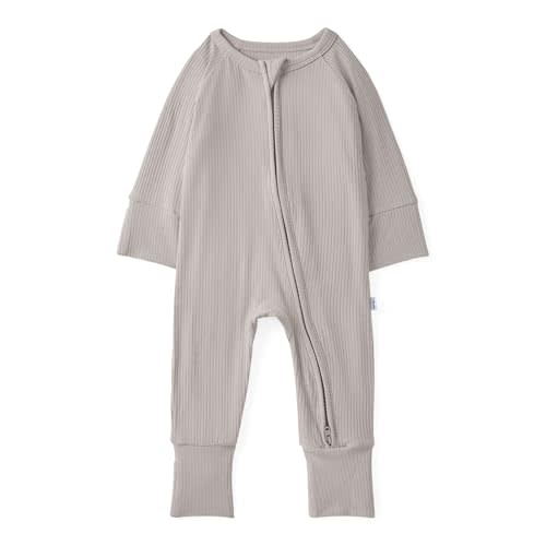 Little Sleepies Newborn Pajamas, Viscose from Bamboo Baby Pajamas, Boys & Girls Preemie & Newborn Sleepers, 2-Way Zipper PJs