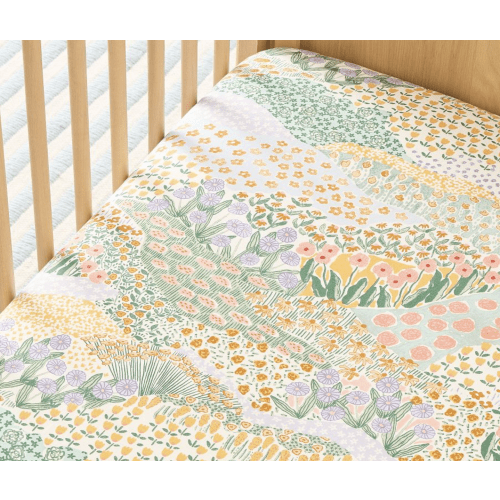 Flower Field Crib Fitted Sheet