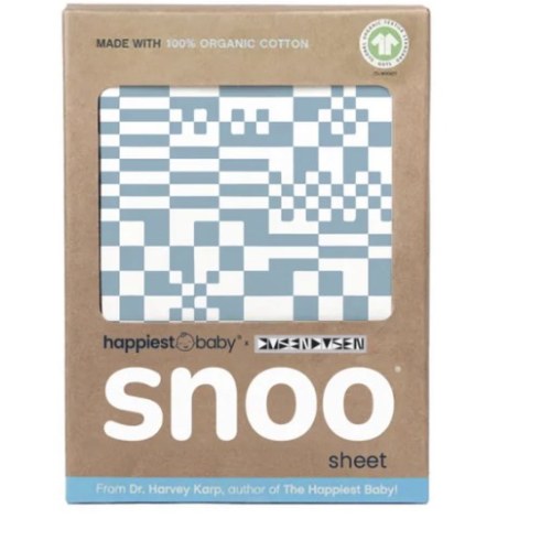 100% Organic Cotton SNOO Baby Bassinet Fitted Sheet