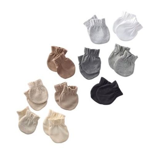 Butterblu MORGAN 10-Pack Baby Mittens Stone Natural Rainbow One Size