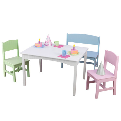 KidKraft Nantucket Kids 4 Piece Play Table and Chair Set & Reviews | Wayfair