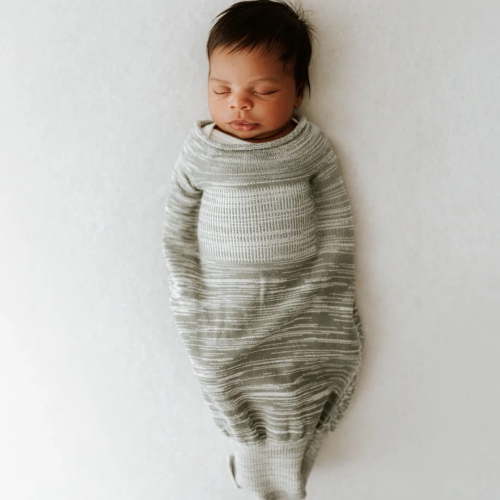 Swaddelini Grey Swaddle Sleep Sack, 6-12 pounds