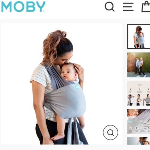 Easy-Wrap Carrier - Smoked Pearl