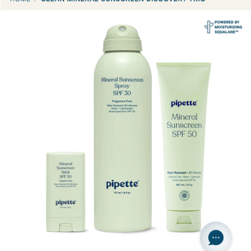 Clean Mineral Sunscreen Discovery Trio