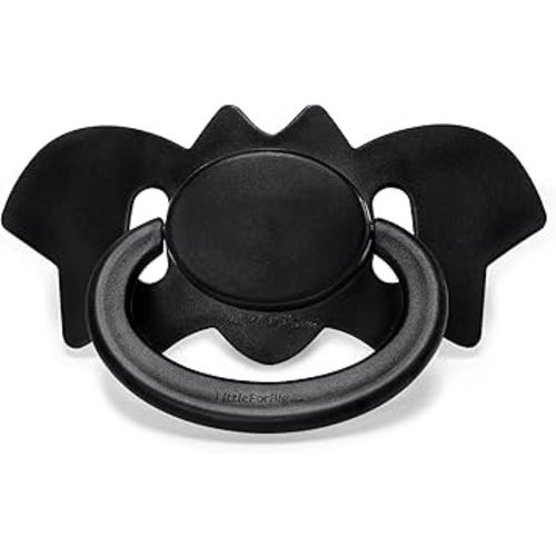 LittleForBig Bigshield Generation-II Adult Sized Pacifier - Baby Bat Pacifier Black