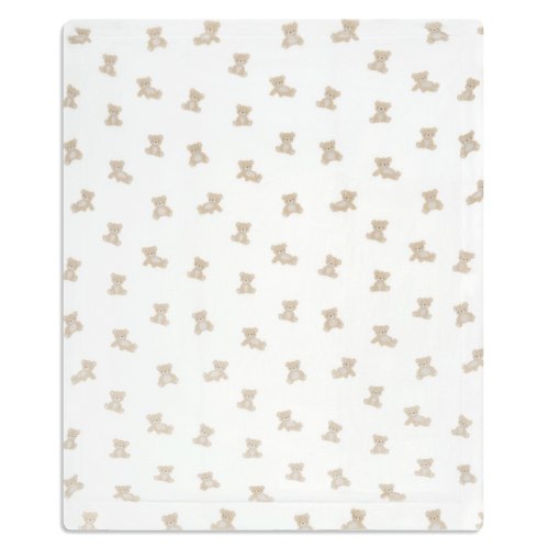 Bear Printed Plush Blanket