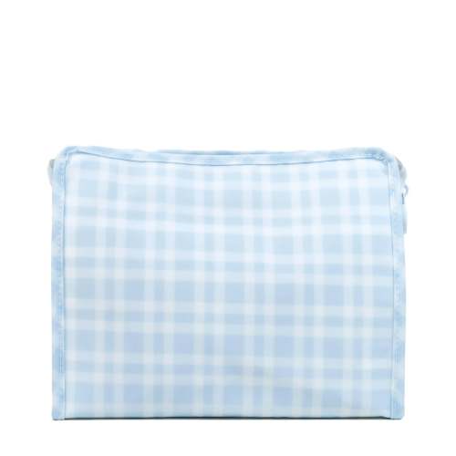 TRVL Design - Roadie Large Zip Pouch - Pimlico Plaid Blue