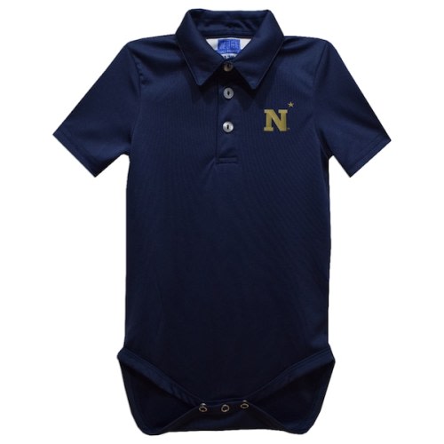 Infant Vive La Fete Navy Navy Midshipmen Polo Bodysuit