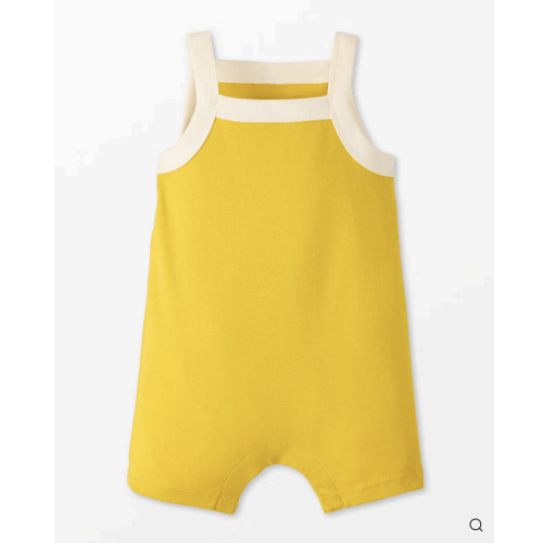 Baby Sleeveless Ribbed Shortie Romper | Hanna Andersson