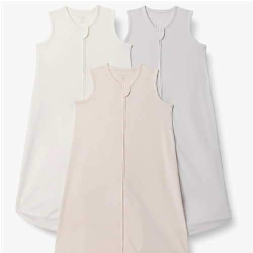 Amazon Essentials Unisex Babies' Cotton Sleep Sack, Wearable Blanket, 0.5 TOG, Pack of 3