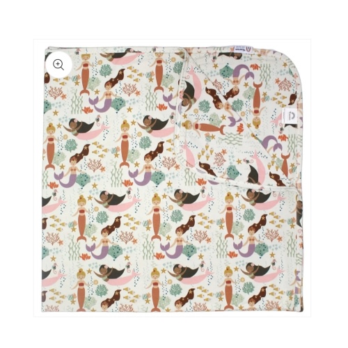 Mermaid Making Waves Luxury Bamboo Blanket – Emerson and Friends