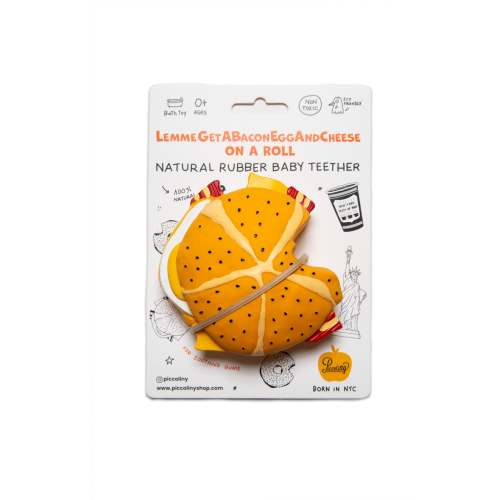 LemmeGetABaconEggAndCheese Teether – PiccoliNY