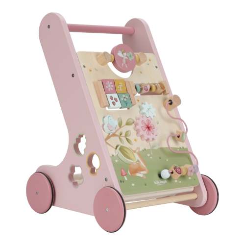 Wooden Activity Walker - Pink