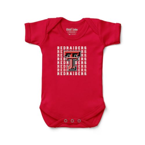 Newborn & Infant Chad & Jake Red Texas Tech Red Raiders Retro Bodysuit