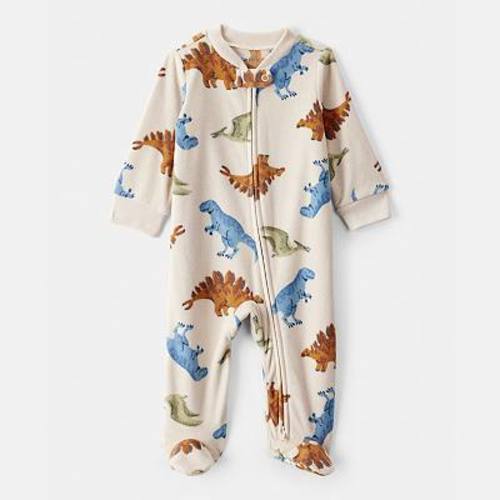 Baby Boy Carter's Dinosaur Print Loose Fit Long-Sleeve Sleep & Play