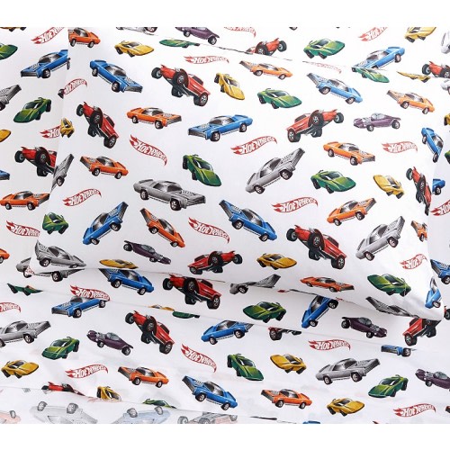 Hot Wheels™ Organic Cotton Sheet Set