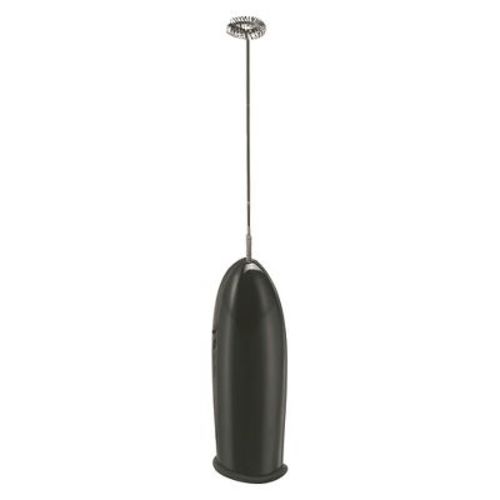 Bodum Schiuma Milk Frother - Black: Handheld Frother Wand for Coffee, Battery-Powered, Stainless Steel & Plastic