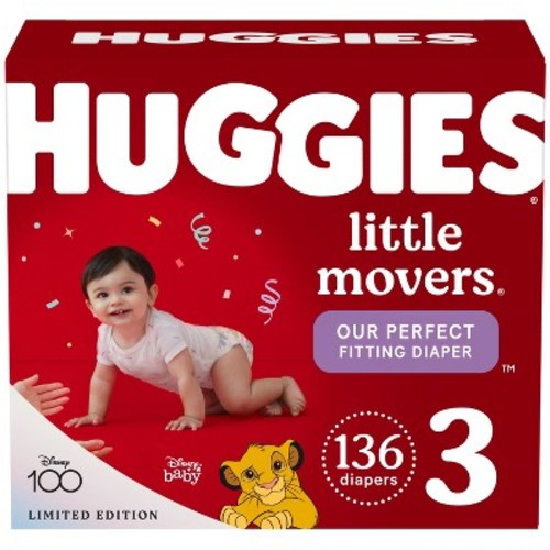 Huggies Little Movers Baby Disposable Diapers - (Select Size and Count), Size: 3