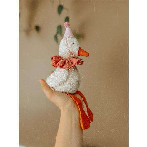 Goose toy, fluffy baby goose toy, stuffed goose kids toy, silly goose stuffed toy