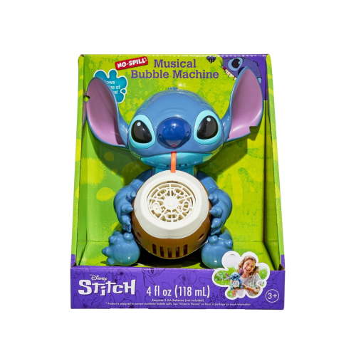 Little Kids Inc. Disney Stitch Musical Bubble Machine, Ages 3 and up